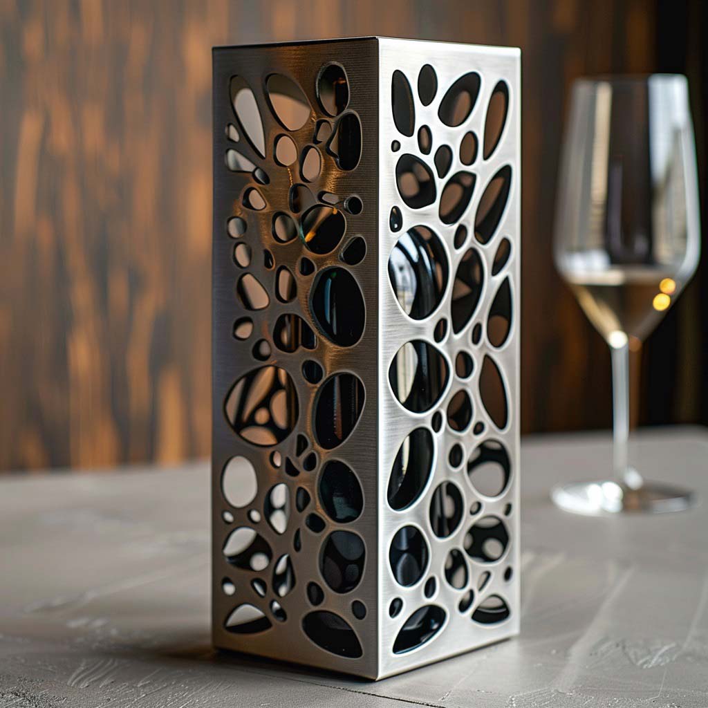Custom Hollow Whiskey Metal Packaging Box