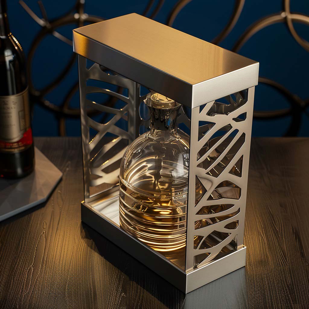 Custom Whisky Box - Opening in Water Laser Cutting