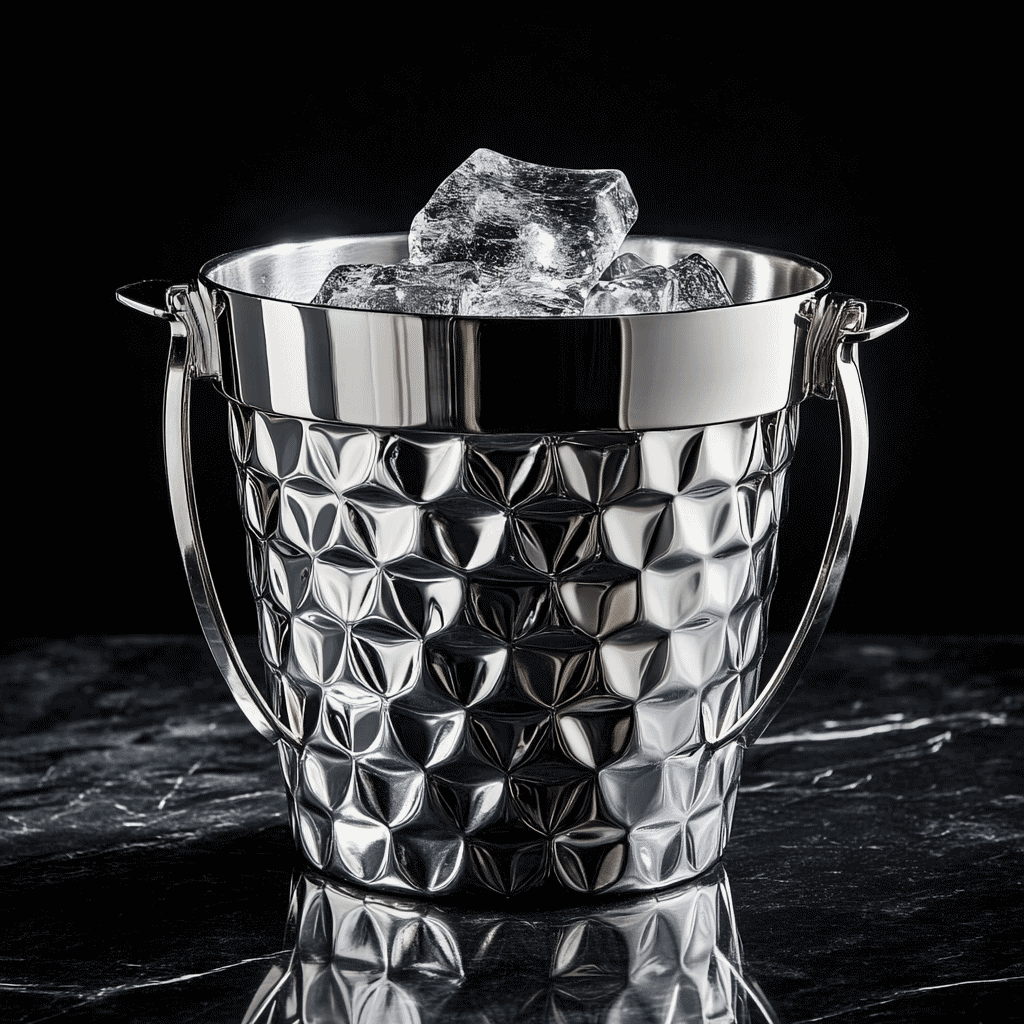 Custom Square Hammer Stainless Steel Ice Bucket - for Bar & Home