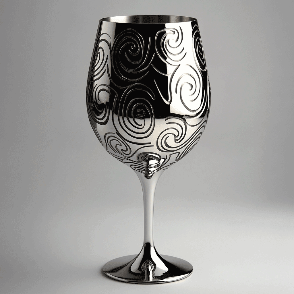 Custom Portable Stainless Steel Wine Goblet Cup