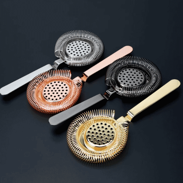 Custom Spring Stainless Steel Hawthorne Cocktail Bar Strainer