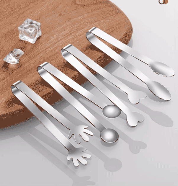 Custom Stainless Steel Ice Tongs