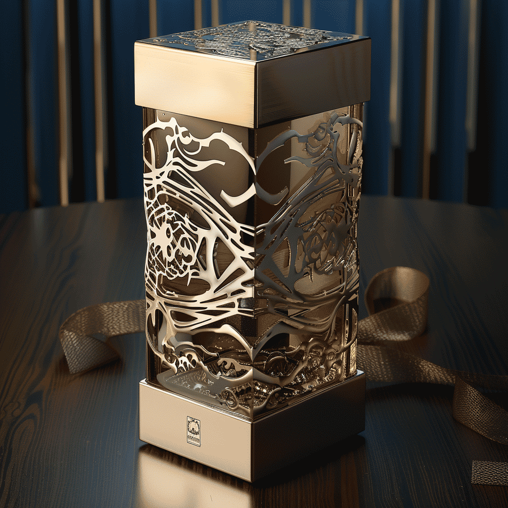 Custom Whisky & Liquor Ripple Laser Wine Box