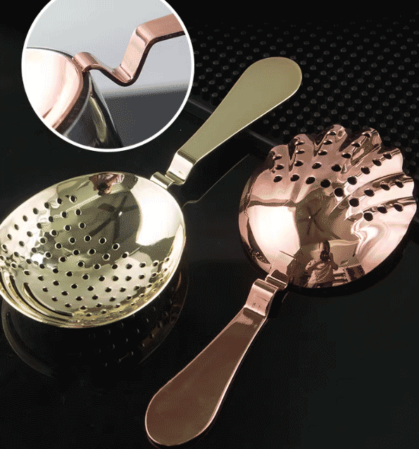 Custom Stainless Steel Julep Cocktail Strainer