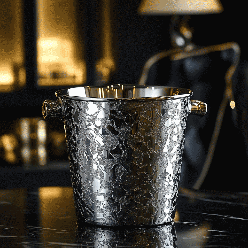 Custom Hand Carved Kitchen Ice Bucket