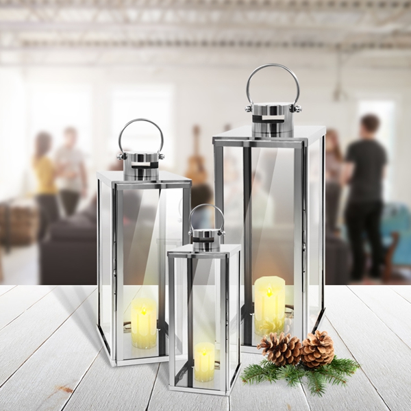 Custom Stainless Steel Candle Lantern